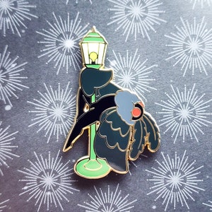Lamp Dance Mothman Enamel Pin