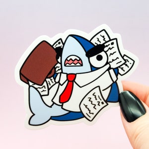 Great White Shark Vinyl Sticker
