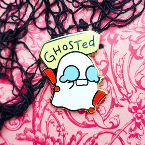 Ghosted Ghostie Enamel Pin