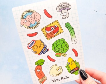 Mini Mart Vinyl Sticker Sheet