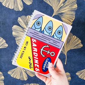 Tightly Packed Sardines Reusable Sticker Book