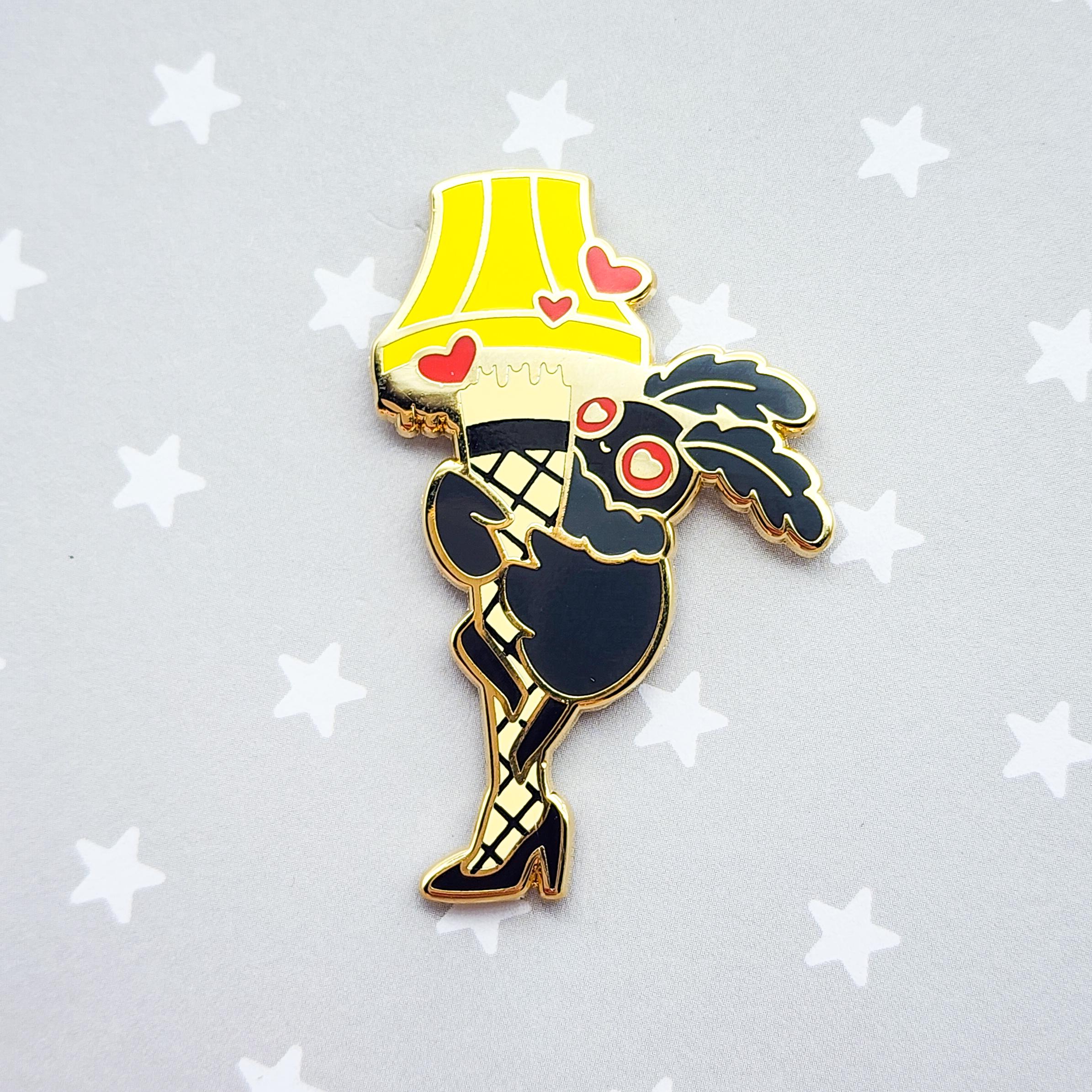 Leg Lamp Christmas Story Full Size PinMart Leg Lamp Christmas Pin - Funny Holiday Enamel Lapel Pin Gift Christmas Leg Lamp