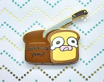 Bread Yeast Enamel Pin