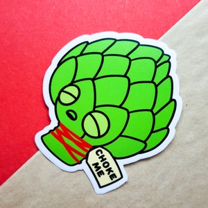 Artichoke Me Vinyl Sticker