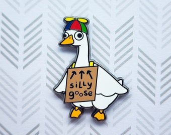 Pin esmaltado de Silly Goose