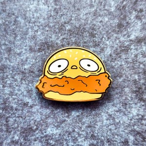 Late Night Chicken Sandwich Enamel Pin