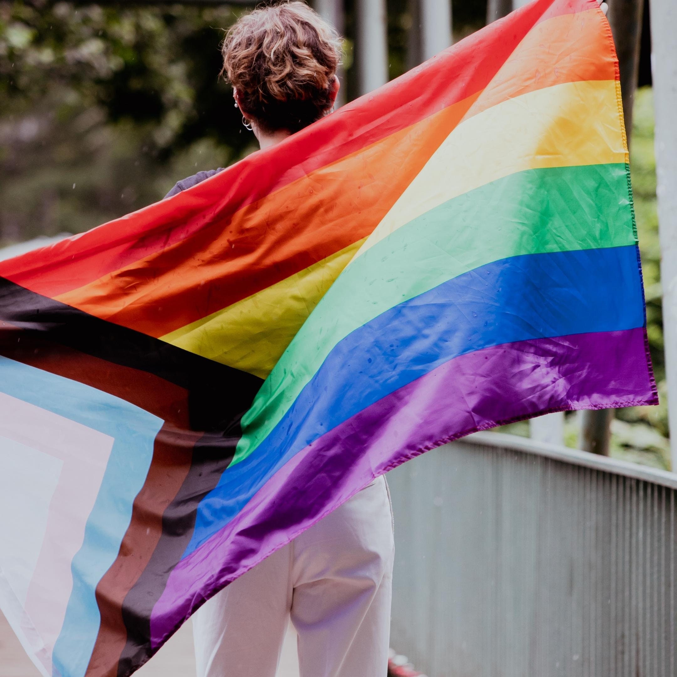 Handmade Gay Pride Flag Bag – Proiezioni Mentali Shop