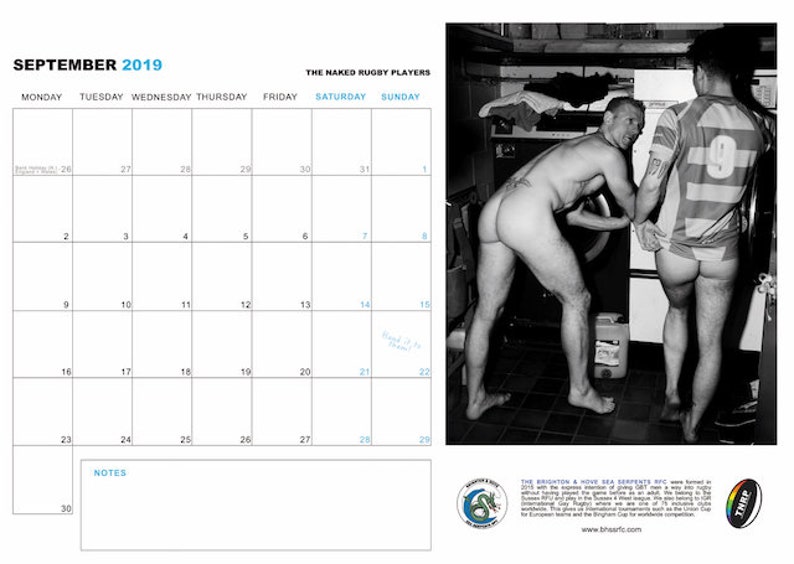 The Naked Rugby Players Calendar 2019 image 4