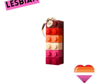 Community Lesbian Brick Keyring