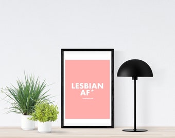 Lesbian AF A2 Poster