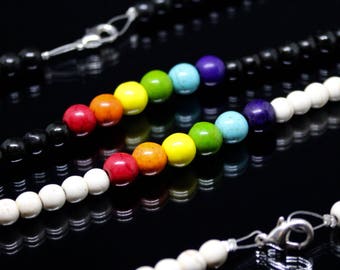 Rainbow Stone LGBT+ Pride Necklace