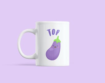 Gay Top Mug | Perfect for Valentine's or Birthdays | Gay Pride