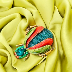 Beetle Jewelry,Bug Jewelry,Golden Beetle,Jewel Beetle,Entomology Jewelry,Mystic Insect,Beetle Lover,Insect Jewelry,enamel brooch