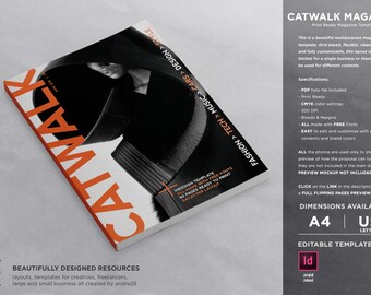 Catwalk Magazine Template