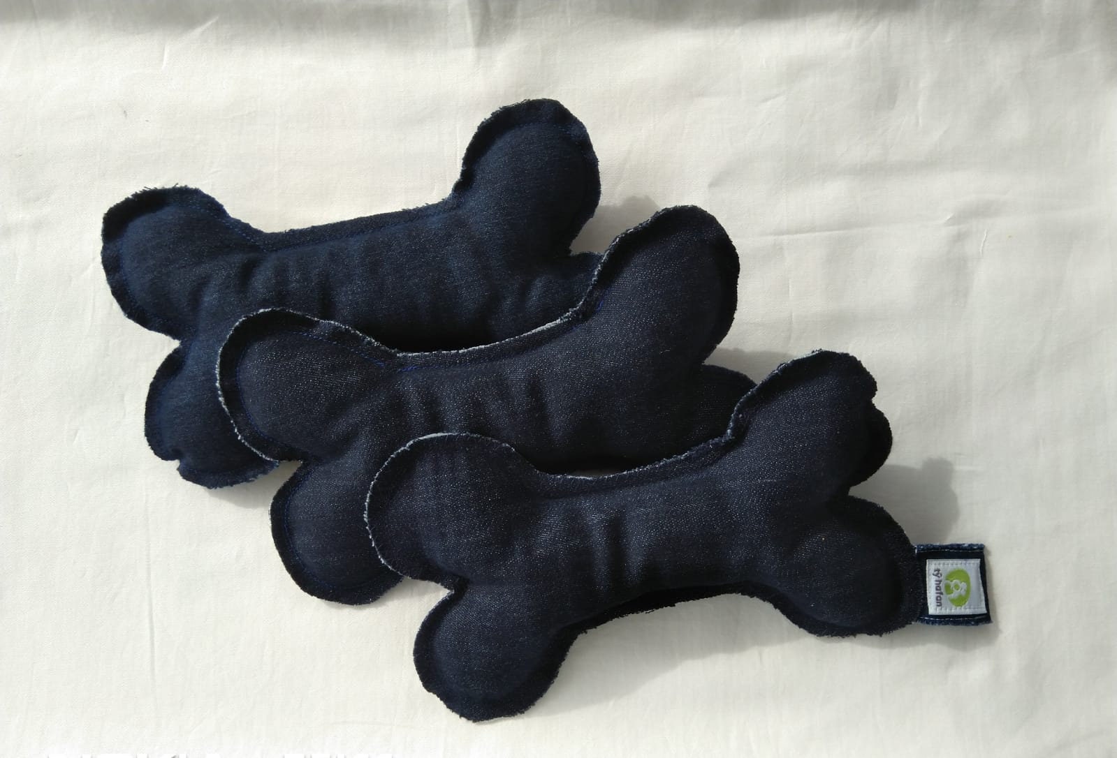 Dog Toy Denim Bone Handmade Pet Toys Doggy Play Pet Gifts Etsy