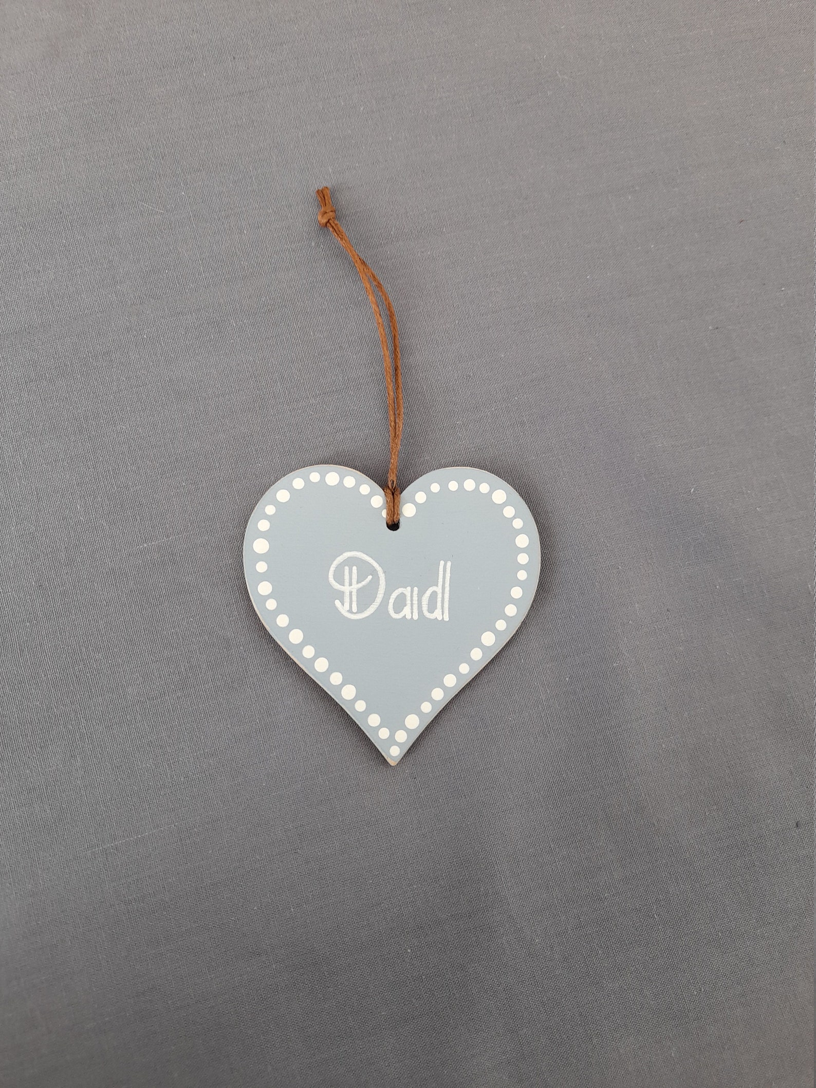 Papa coeur en bois peint à la main cadeau symbolique pour Etsy