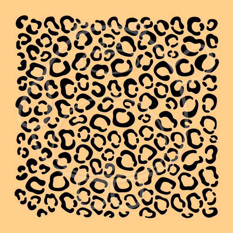 Download Leopard Print Leopard Spots Svg Png Dxf and Eps 4 | Etsy