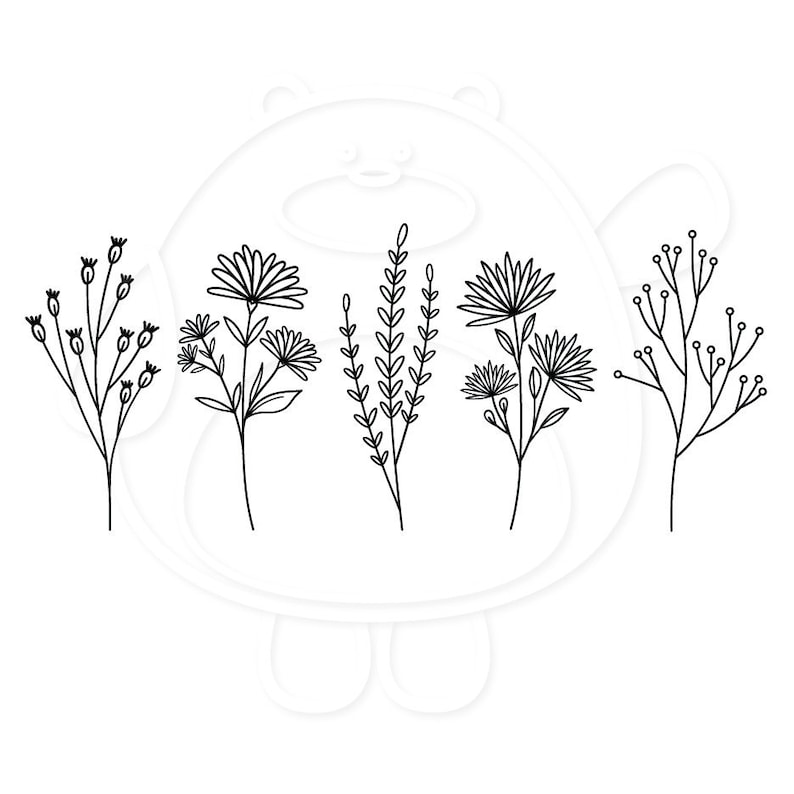Free Free 321 Flower Sketch Svg SVG PNG EPS DXF File