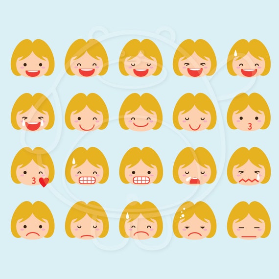 40 blonde girl emojis