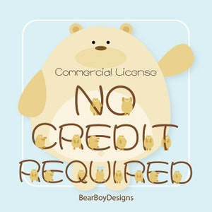 No se requiere crédito Licencia comercial para un conjunto (para uso comercial grande significa más de 100 unidades pero menos de 500 unidades)