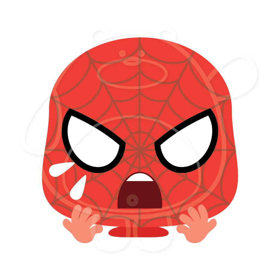 40 Spiderman Emojis Digital Clipart PNG Format Personal Etsy