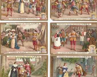 Liebig cards: Cyrano de Bergerac