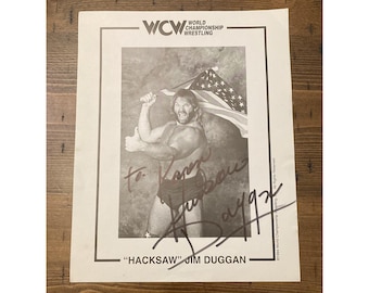 ダイヤモンド・ダラス・ペイジ直筆サイン入り11x14写真 WCW WWF 世界