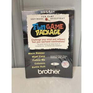 Brother GeoBook GSG401 Fun Game Package SEALED Software New 1998 GEOS