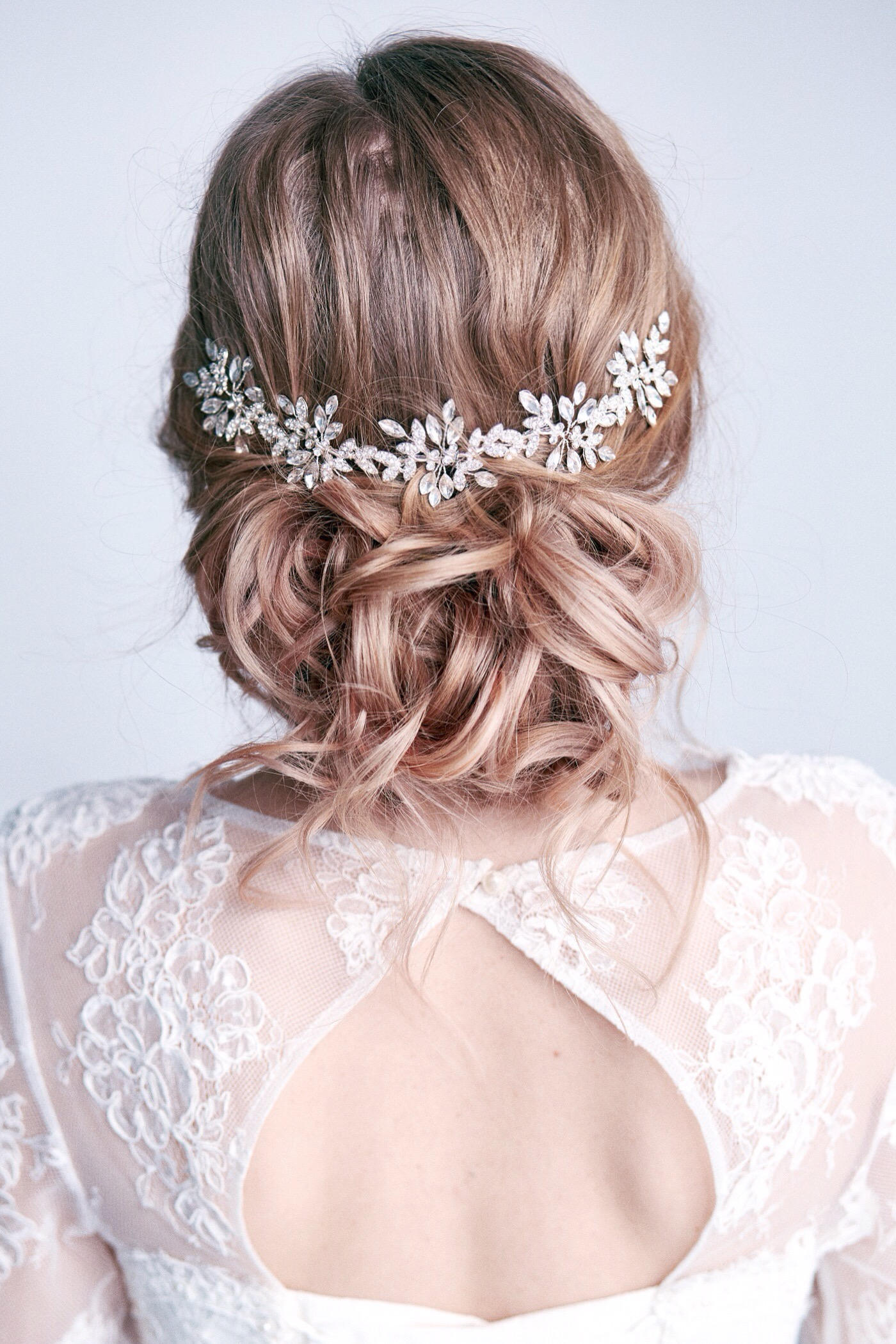 Crystal bridal hair piece Wedding hair piece Crystal Etsy