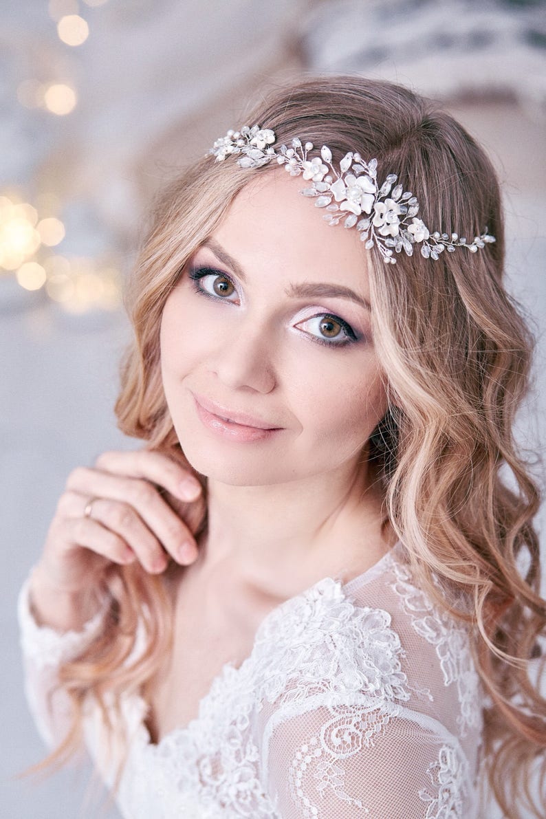 Bridal hair vine Bridal hair piece Bridal headpiece Wedding Etsy