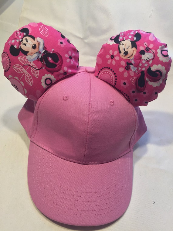 pink mickey ears hat