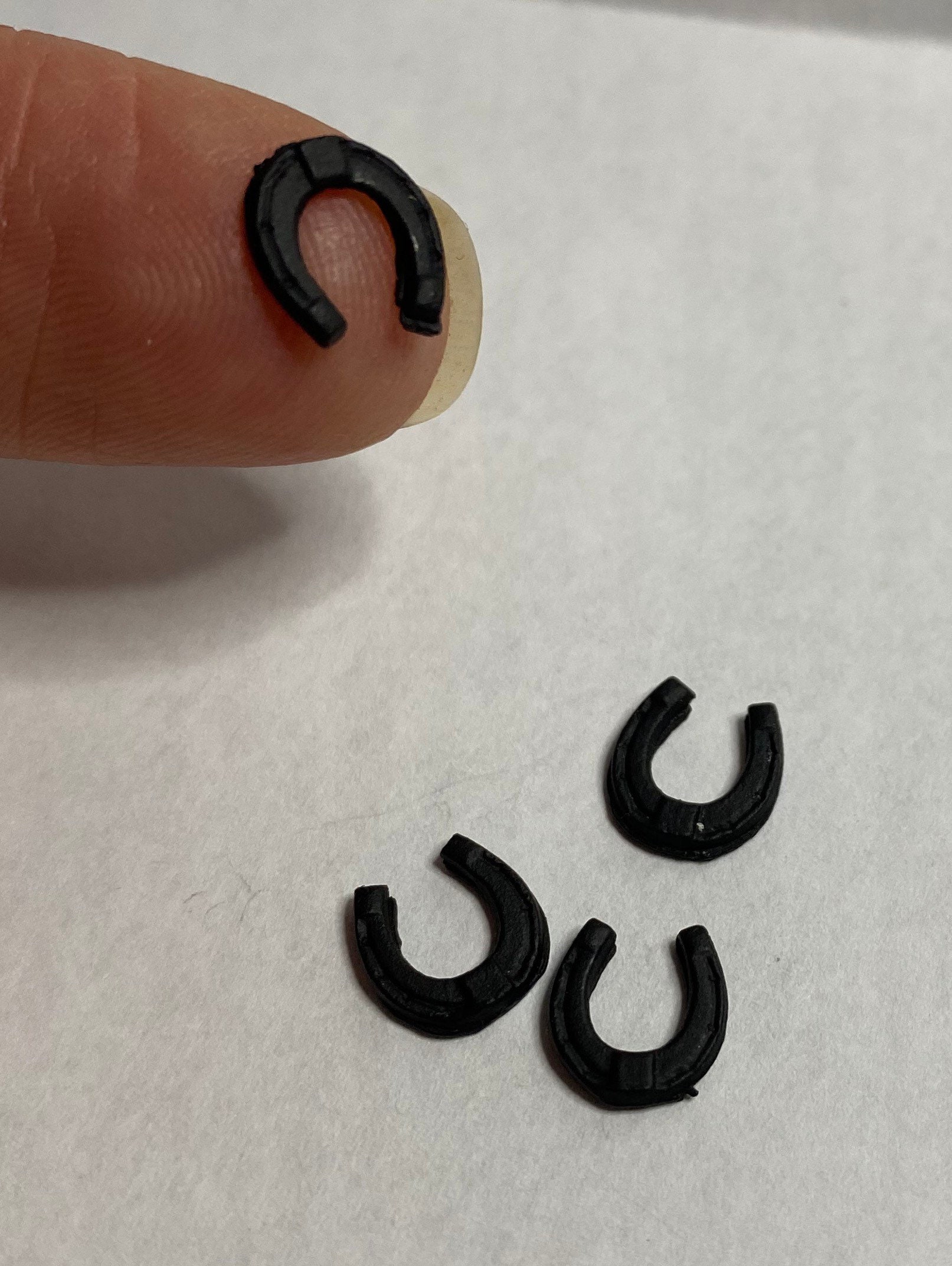 1/2 Scale Miniature Set of 4 Horseshoes Etsy