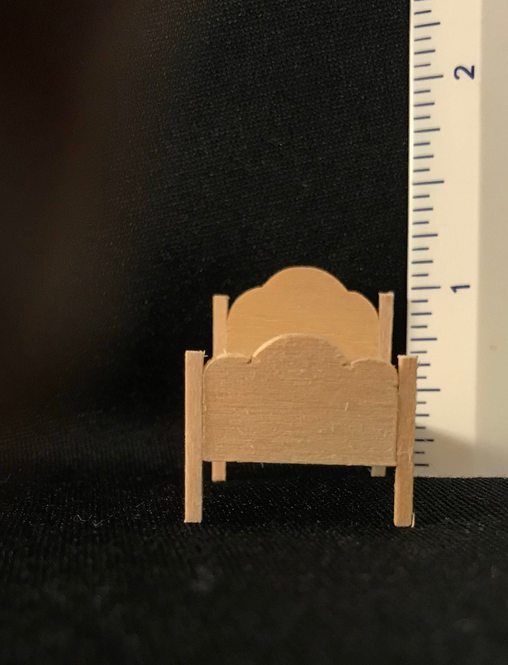 1/4 Scale Miniature Bed KIT | Etsy