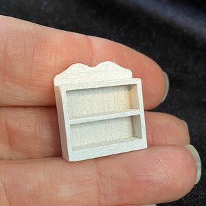 1/4 Scale Miniature White Shelf image 7