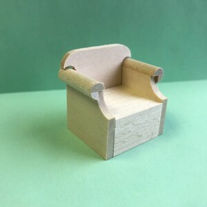 1/24 Scale Miniature Overstuffed Chair KIT image 6
