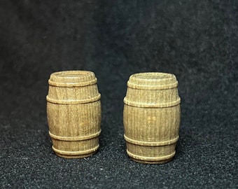 1/24 Scale Miniature Pair of Barrels