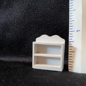 1/4 Scale Miniature White Shelf image 3