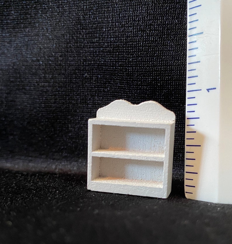 1/4 Scale Miniature White Shelf image 3