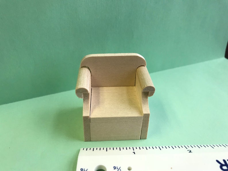 1/24 Scale Miniature Overstuffed Chair KIT image 7