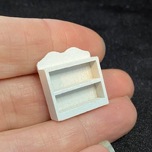 1/4 Scale Miniature White Shelf image 2