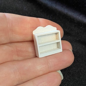 1/4 Scale Miniature White Shelf image 1