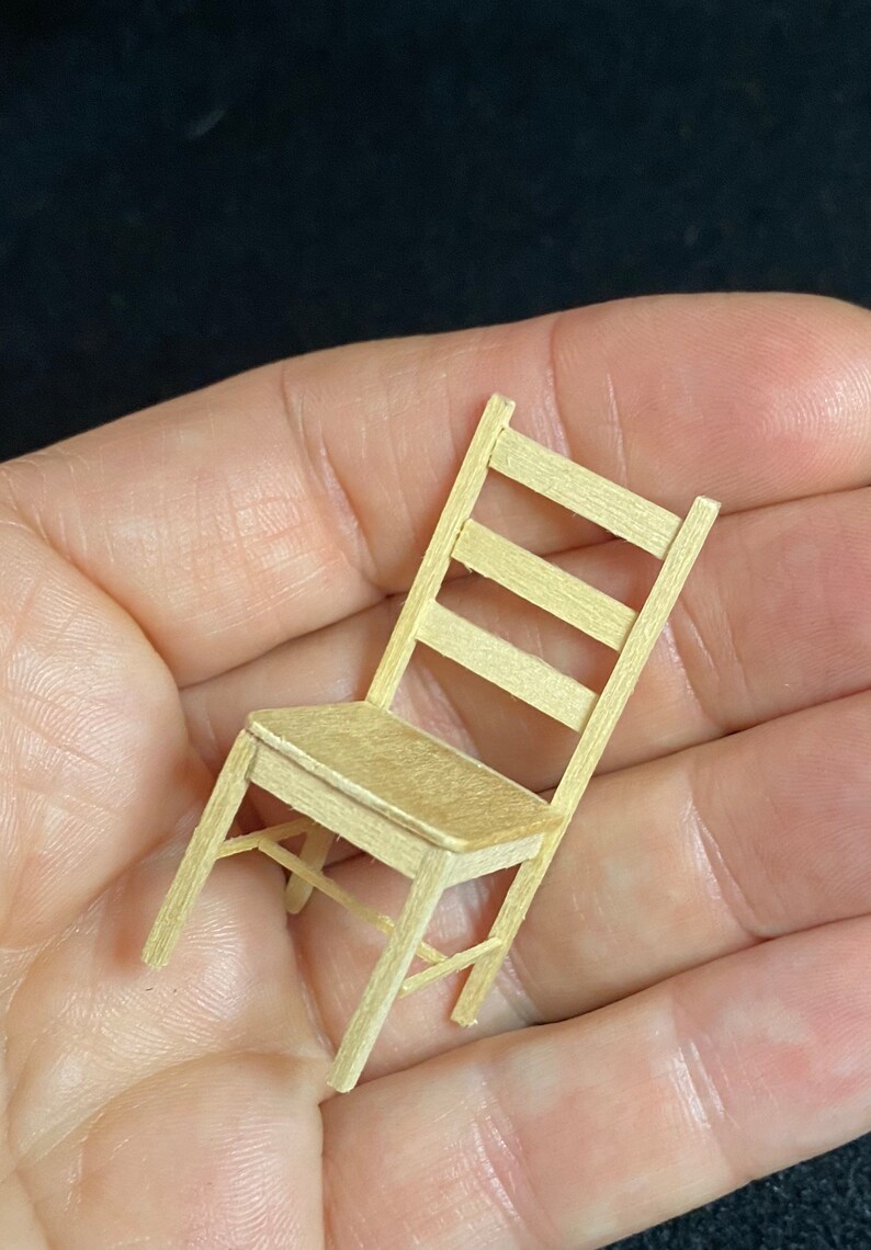 1/2 or 124 Scale Kitchen Chair KIT Etsy