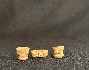 1/24 Scale Miniature Pots