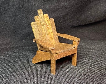 1/2” Scale Miniature Adirondack Chair