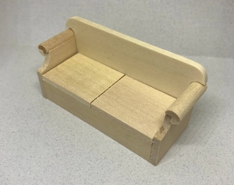 1/24 Scale Miniature Overstuffed Sofa Kit