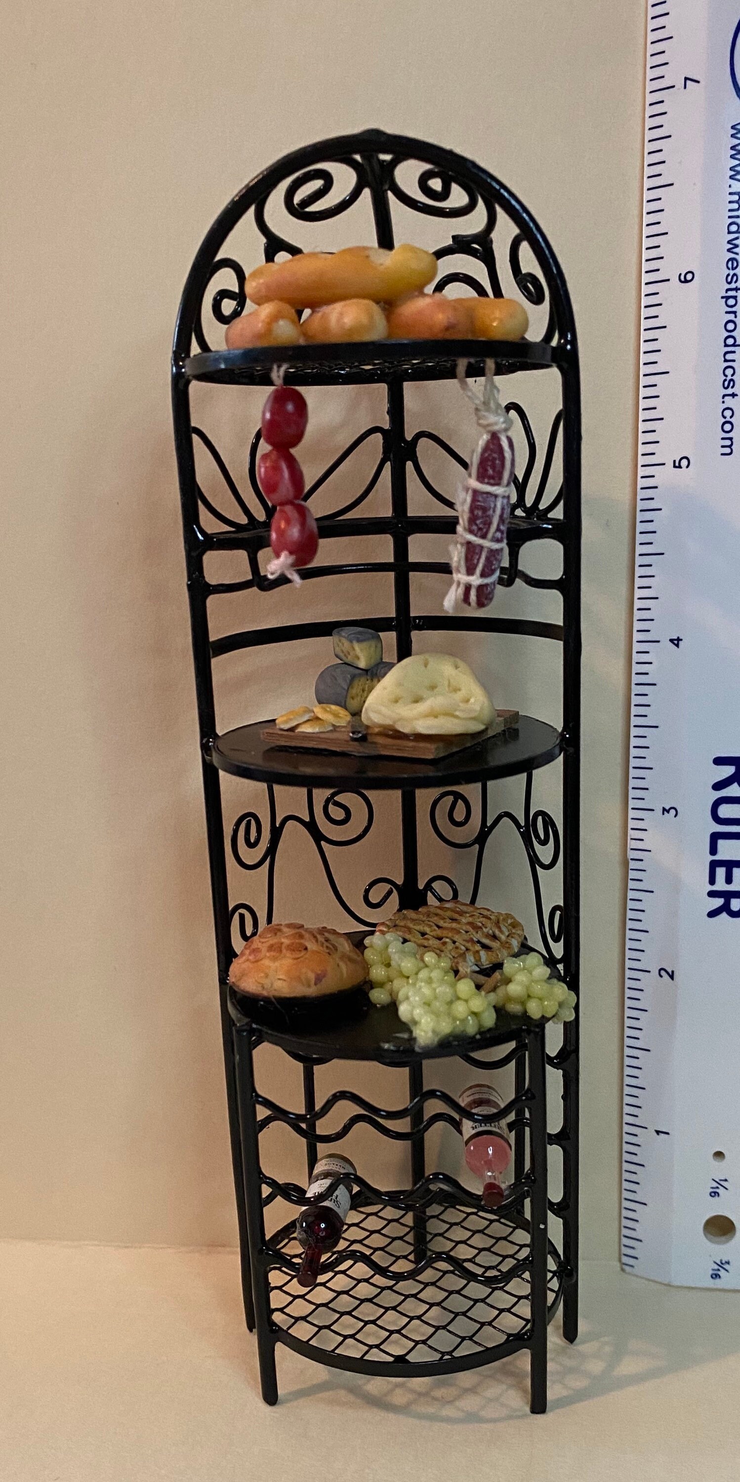 Rack de panaderos en miniatura a escala de 1 con | Etsy