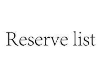 reserve listing