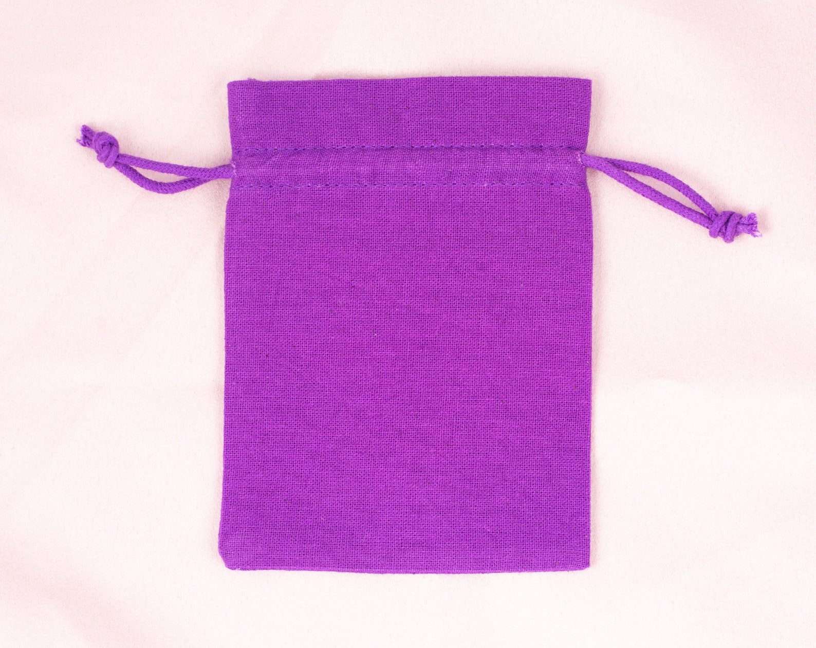 100 Purple Custom Drawstring Bags, Jewelry Gift Packaging Pouch ...