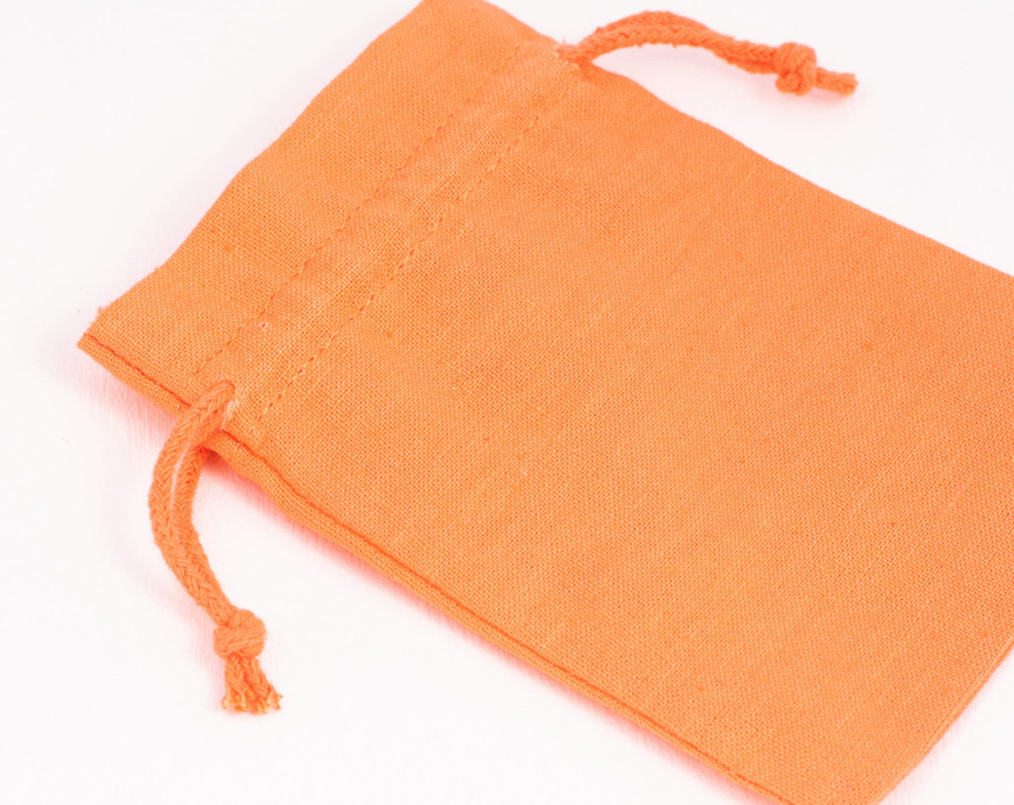 100 Pcs Orange Drawstring Jewelry Packaging Bags Jewelry Etsy