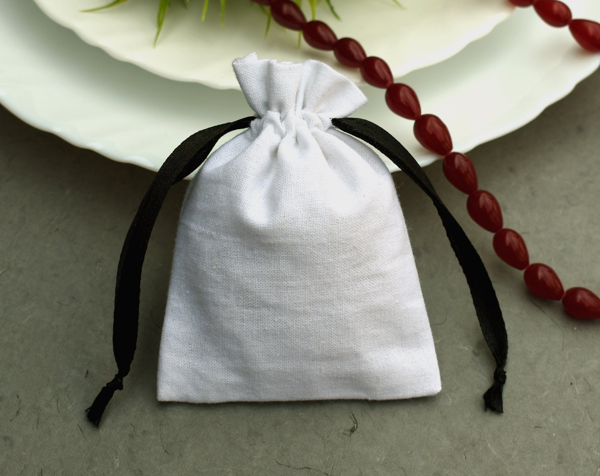 Pack of 100 Custom Jewelry Pouch Small Drawstring Bag Etsy